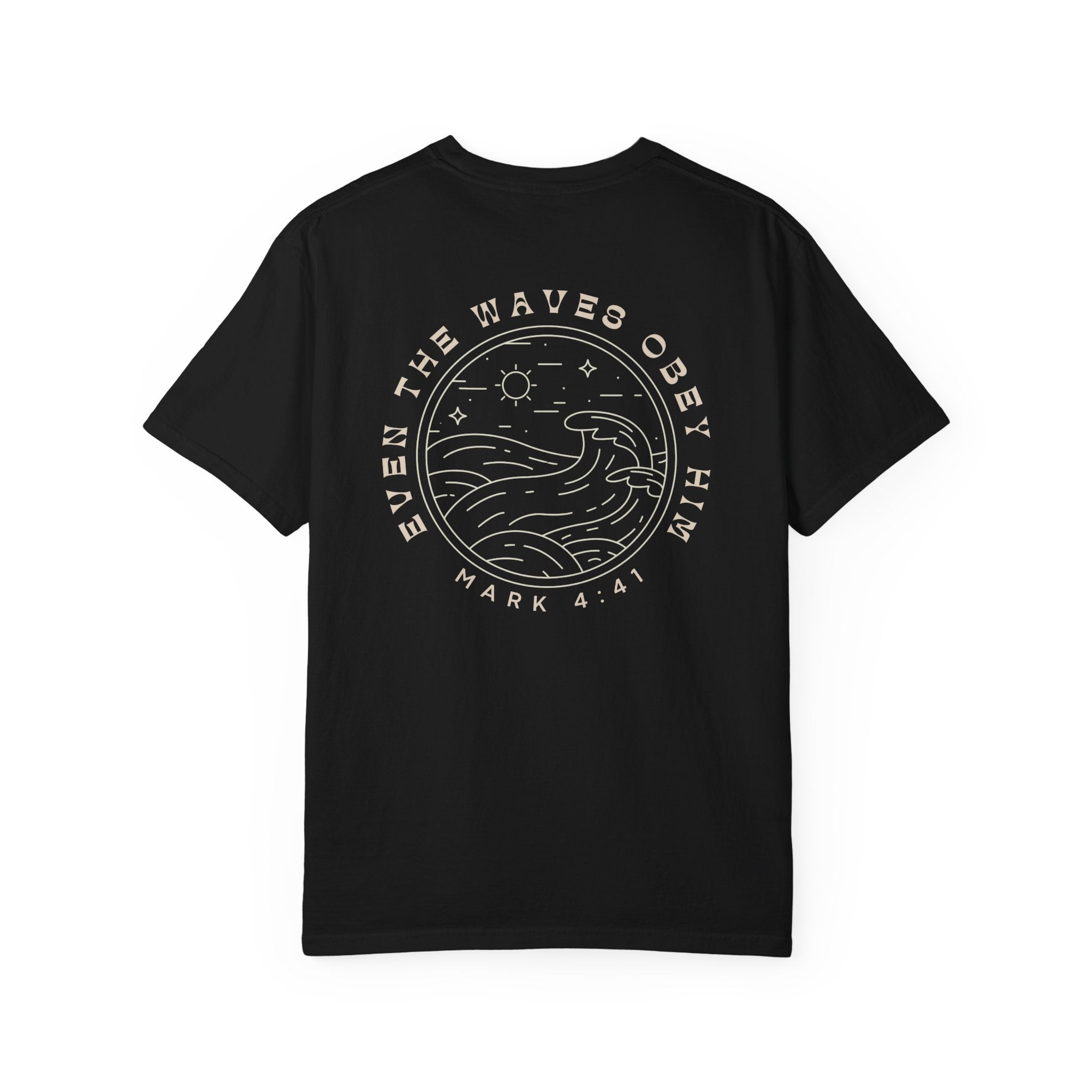 Waves Obey Him Relaxed Tee