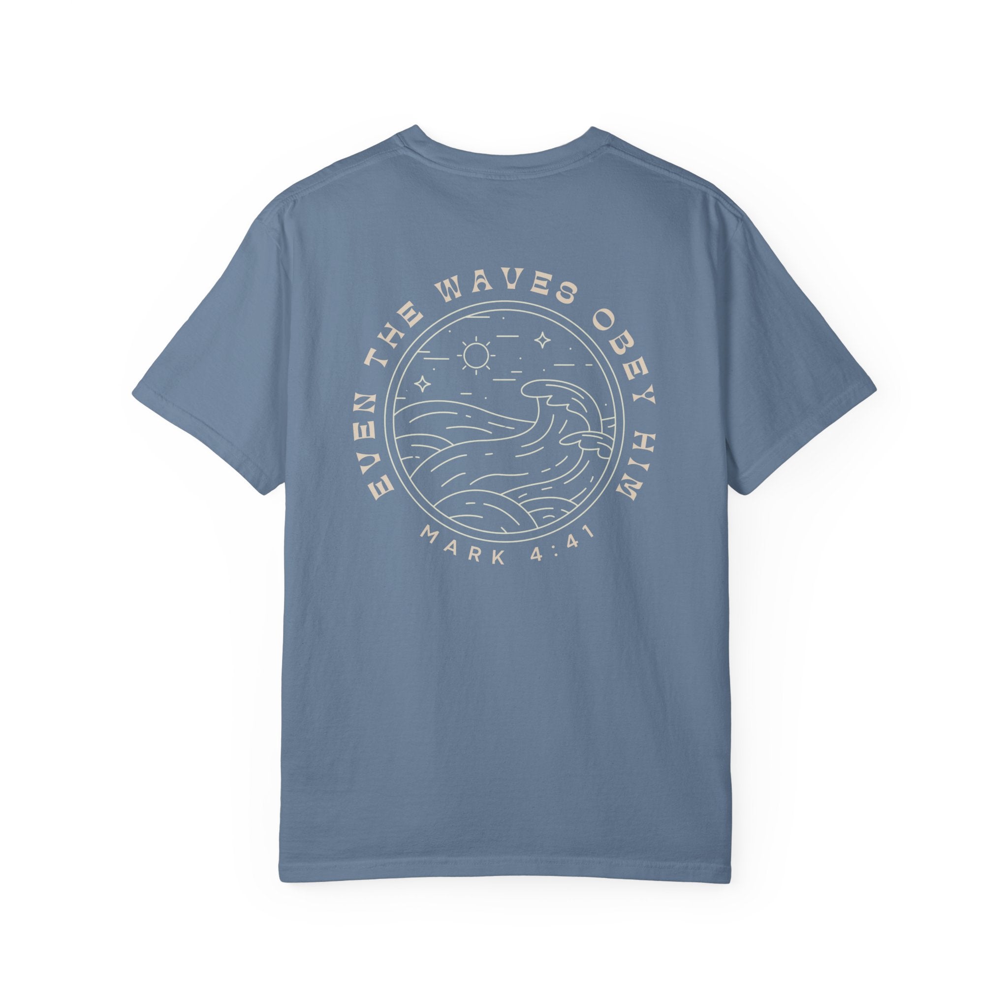 Waves Obey Him Relaxed Tee