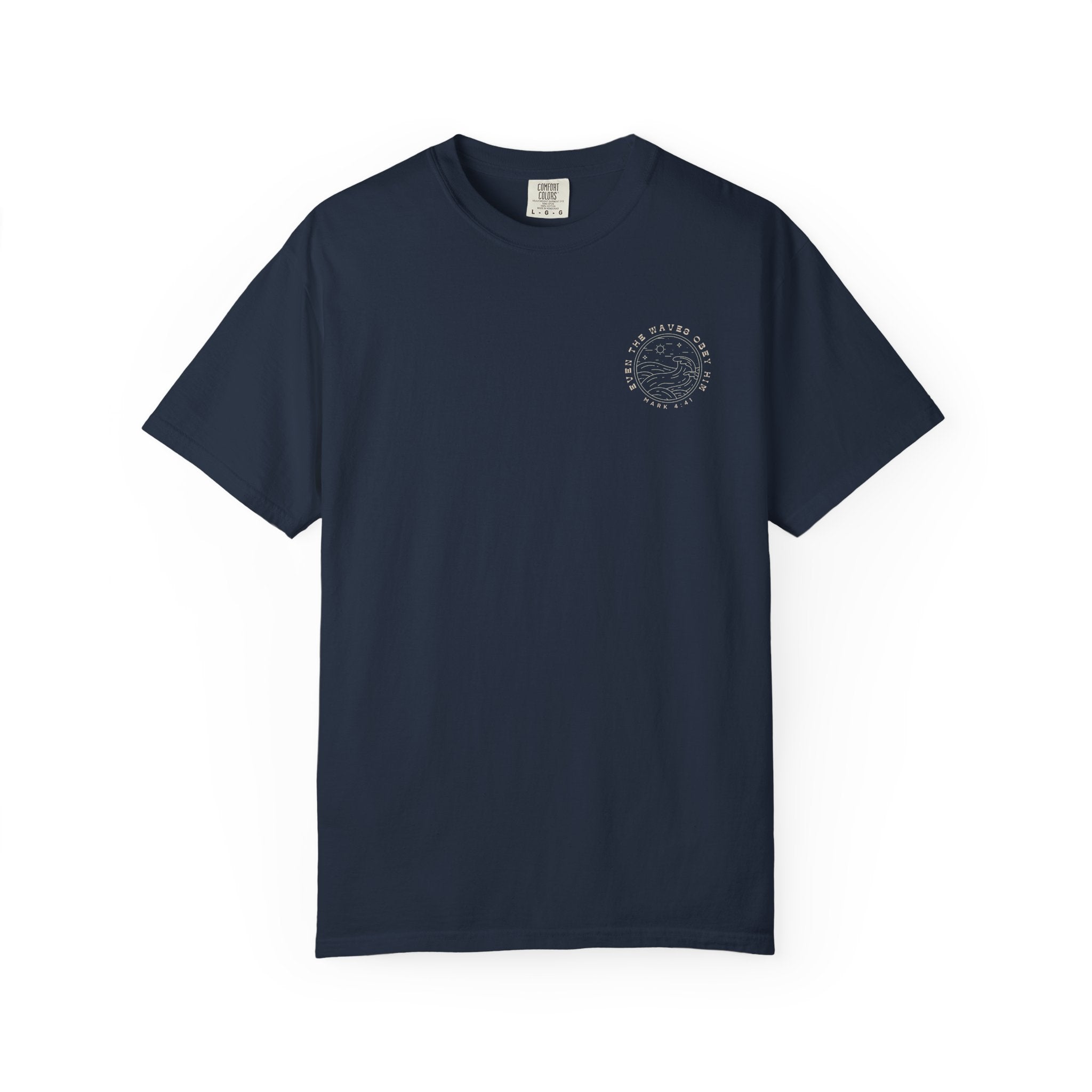 Waves Obey Him Relaxed Tee