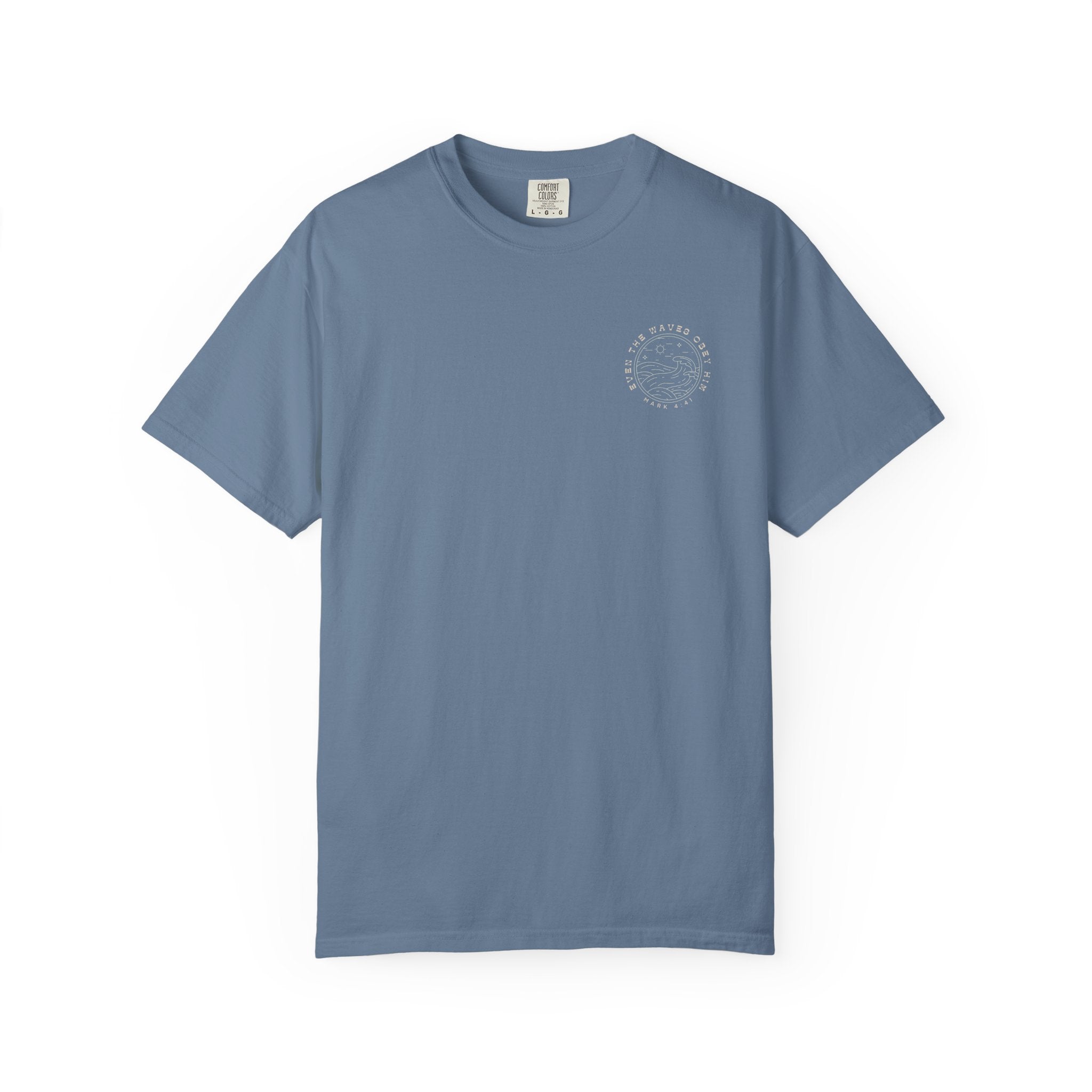 Waves Obey Him Relaxed Tee