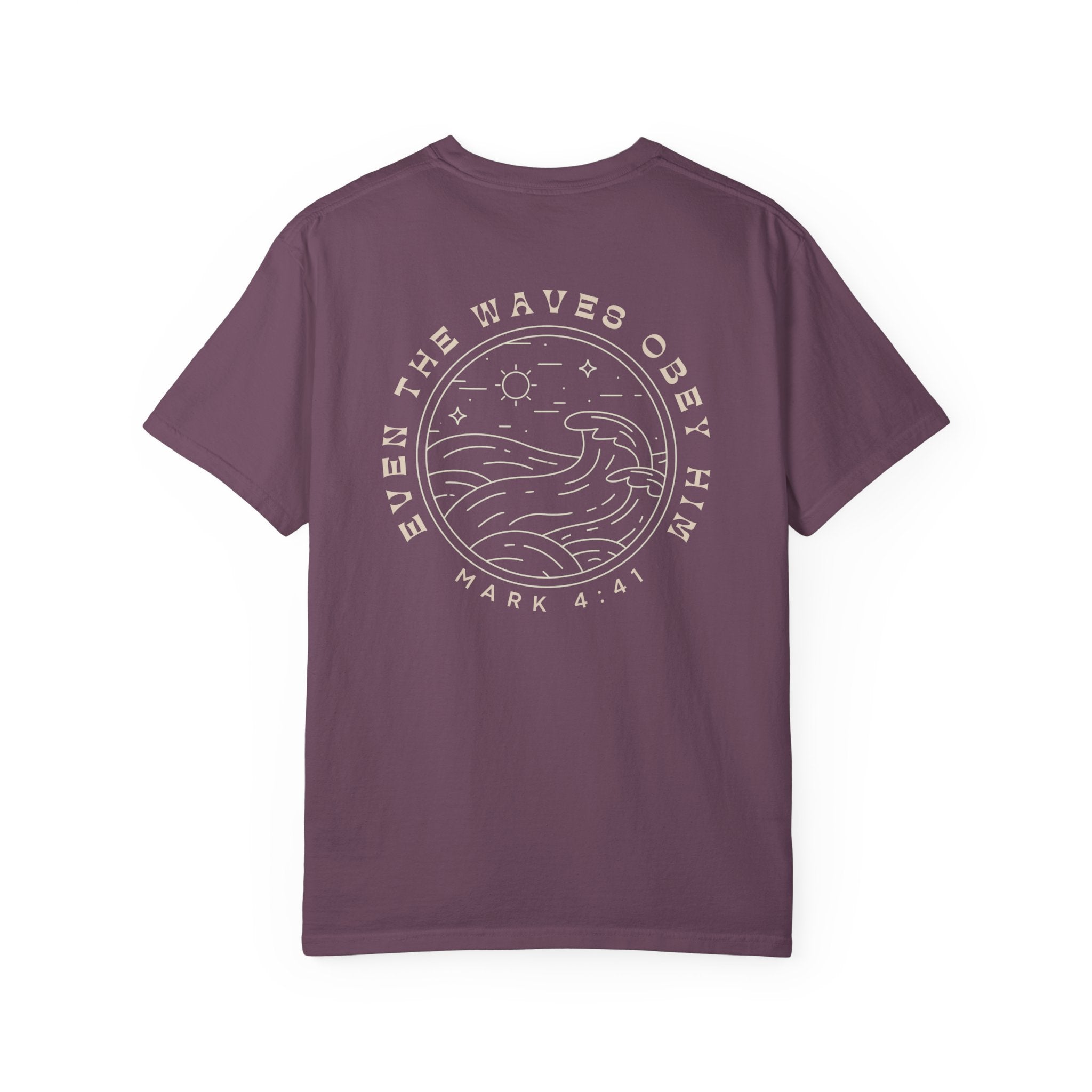 Waves Obey Him Relaxed Tee