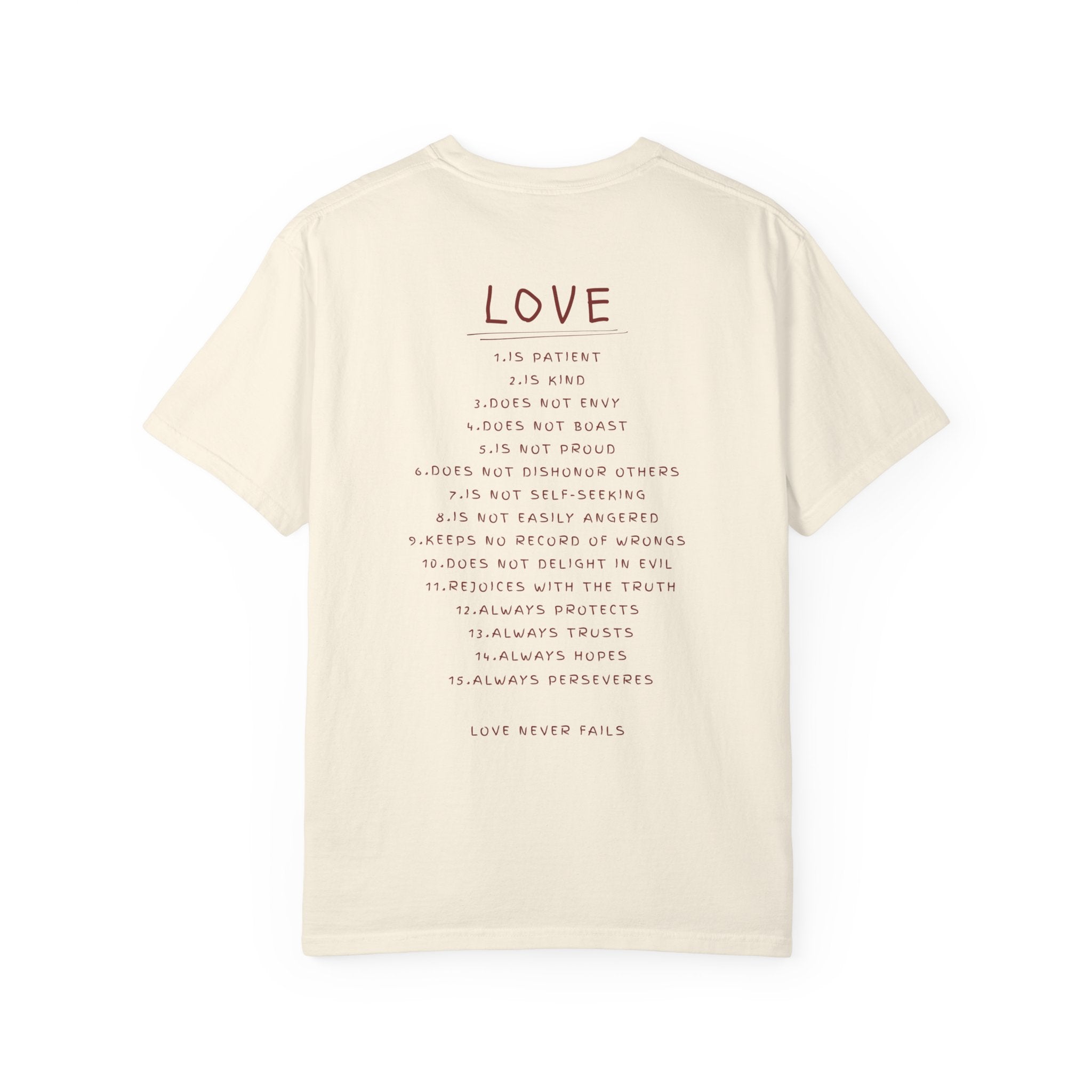 Love Never Fails Relaxed Tee