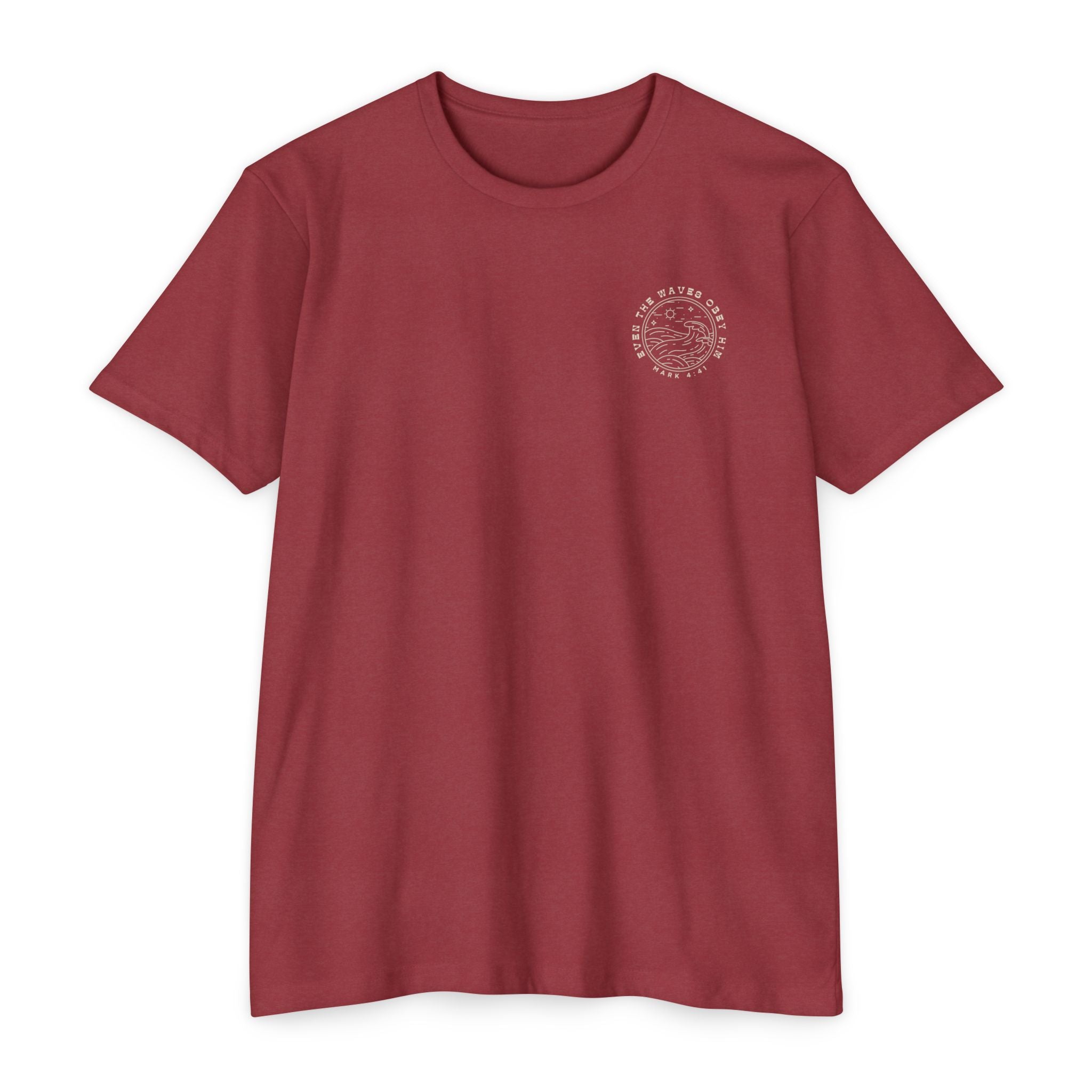 Waves Obey Him Classic Cotton Blend Tee
