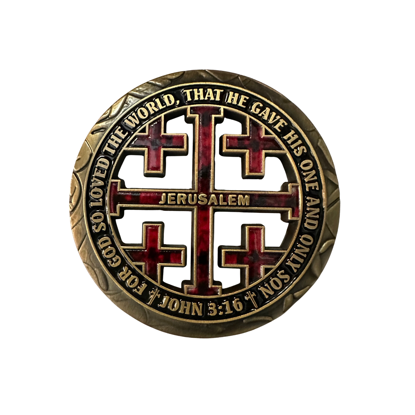 Jerusalem Cross - John 3:16