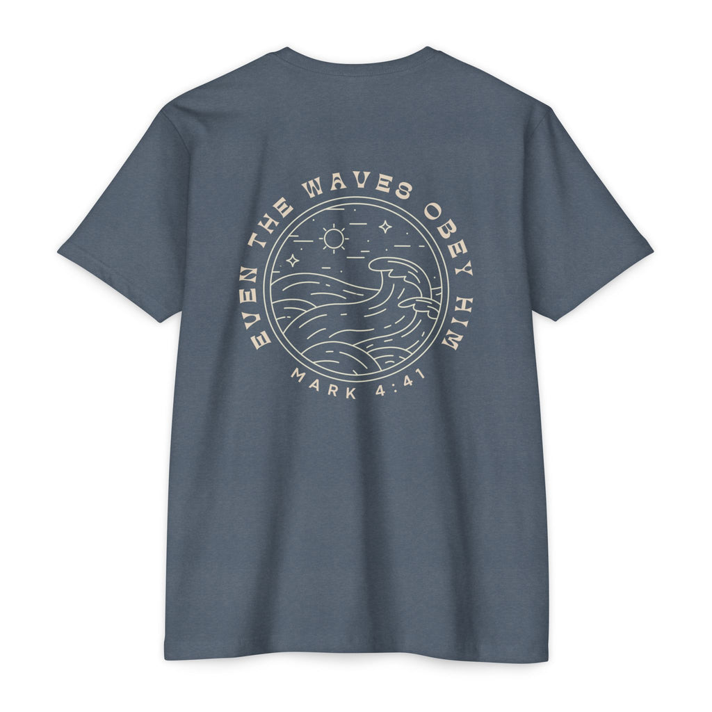 Waves Obey Him Classic Cotton Blend Tee