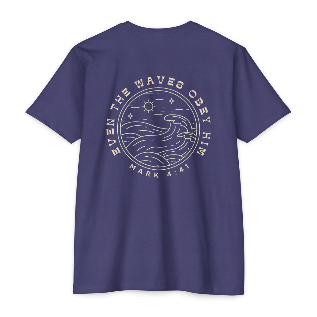 Waves Obey Him Classic Cotton Blend Tee