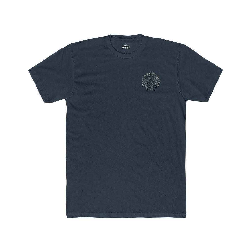 Waves Obey Him Fitted Tee