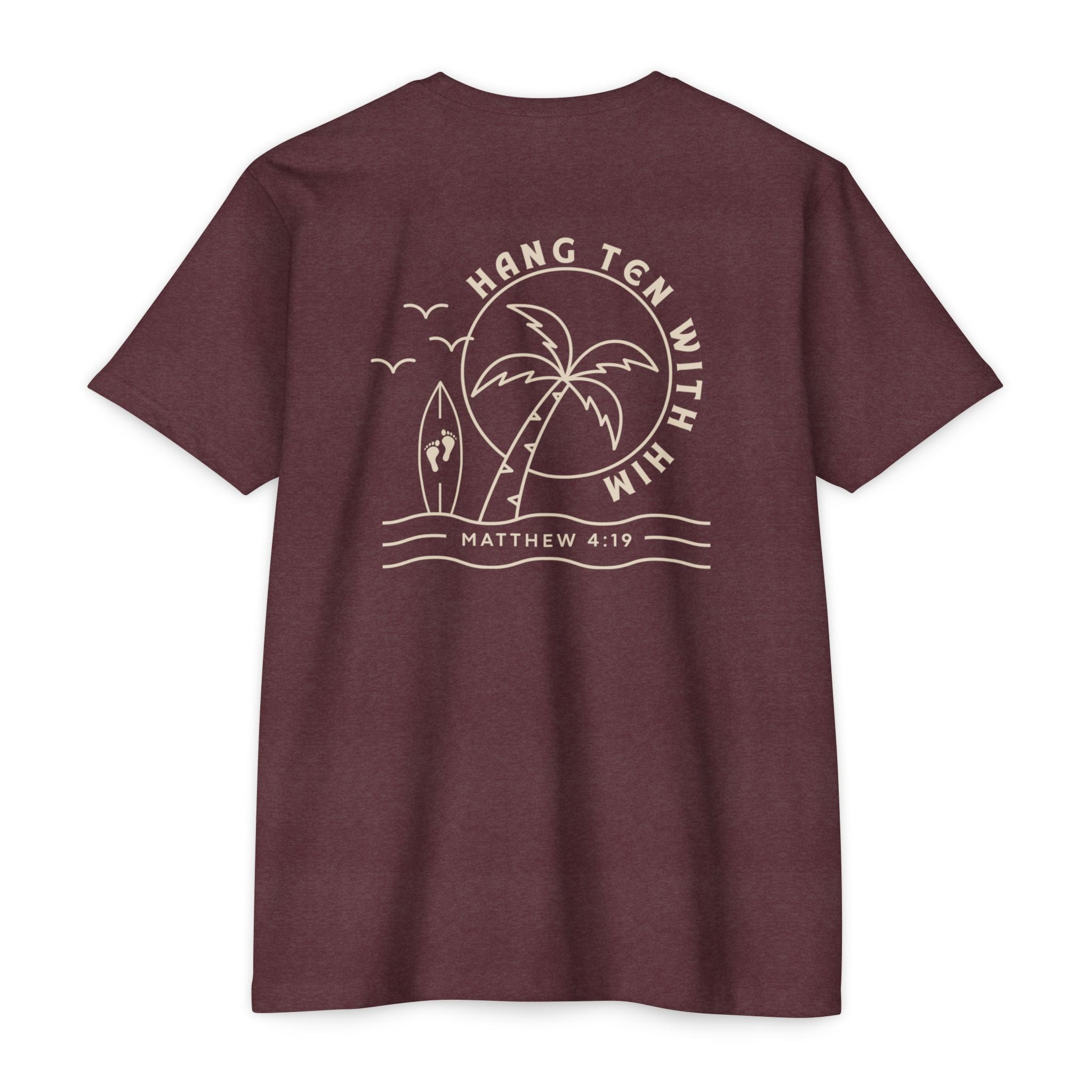 Hang Ten With Him Classic Cotton Blend Tee