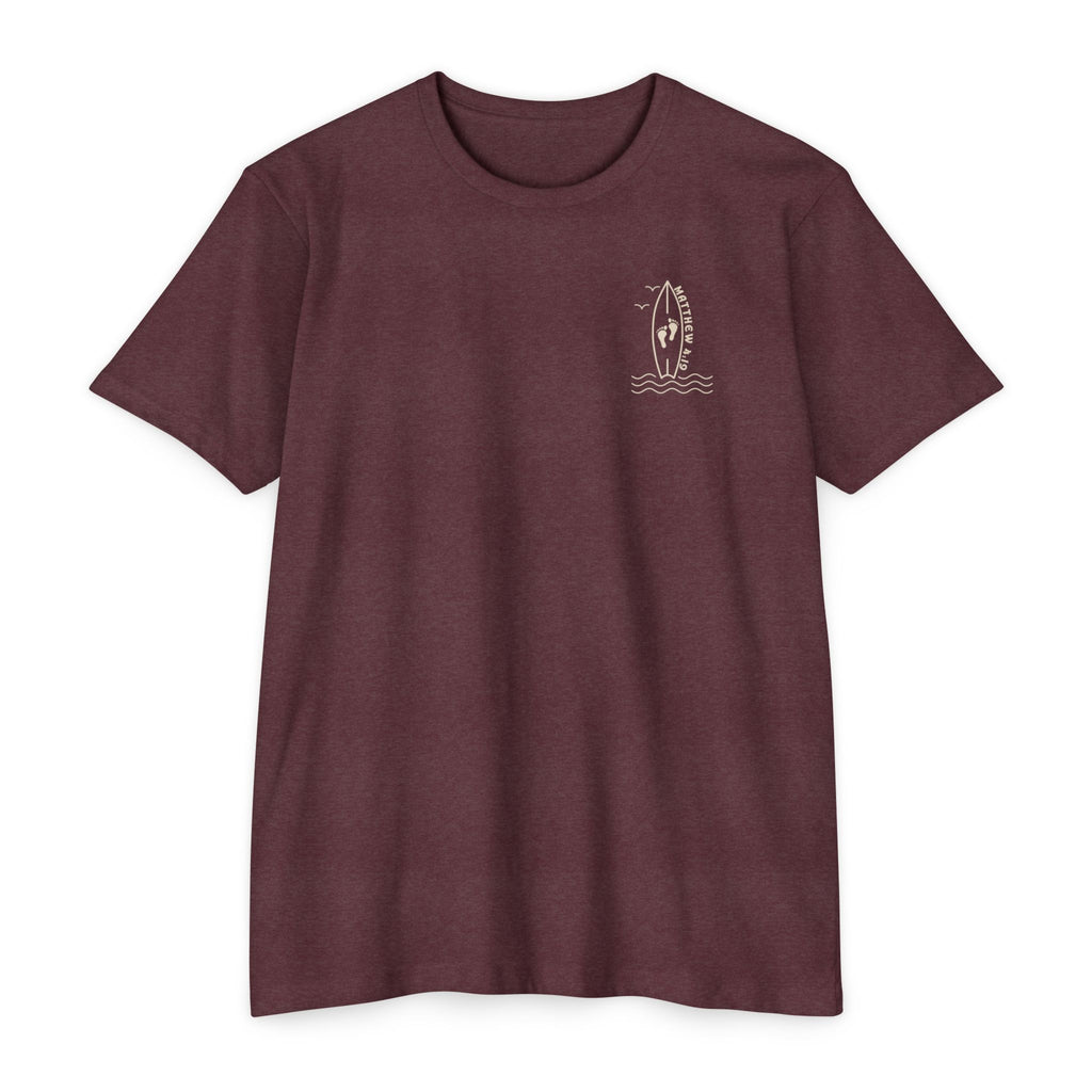 Hang Ten With Him Classic Cotton Blend Tee