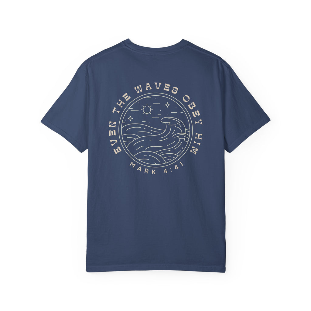 Waves Obey Him Relaxed Tee