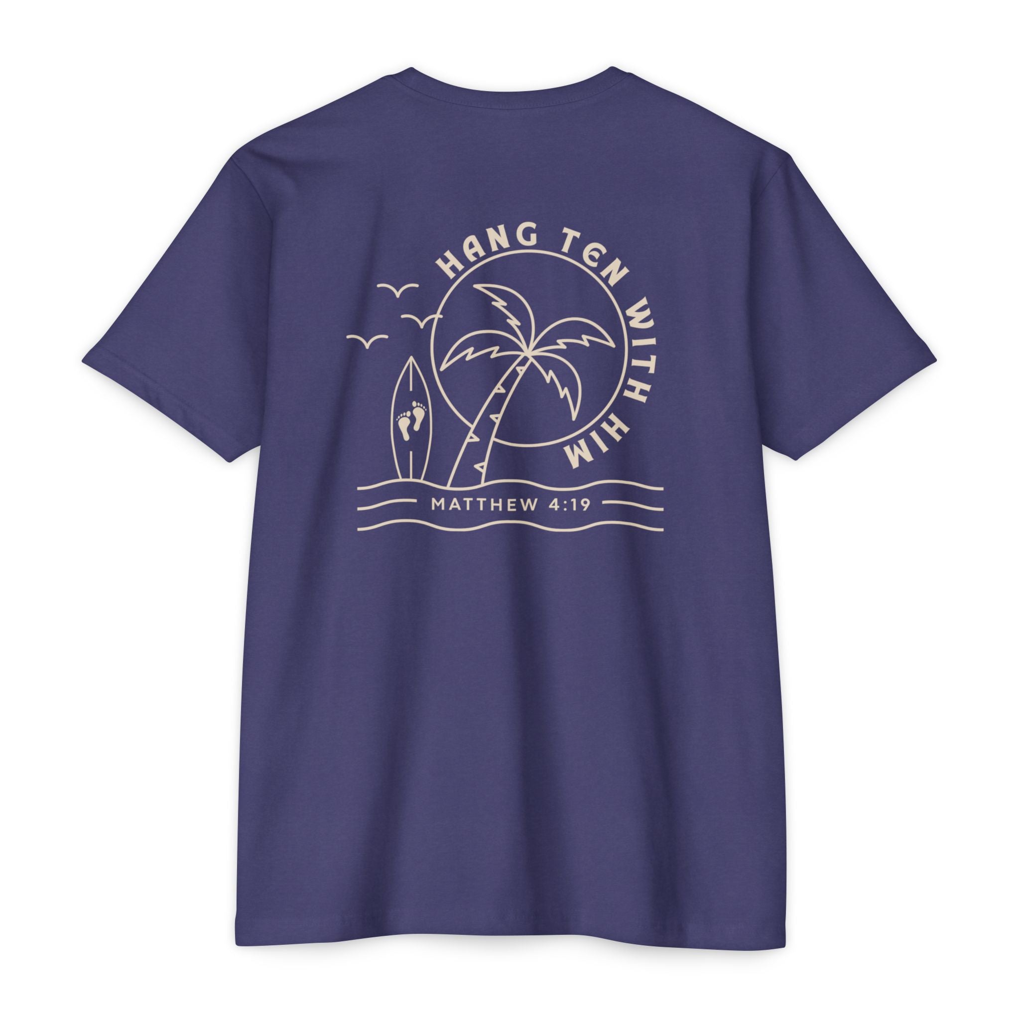 Hang Ten With Him Classic Cotton Blend Tee