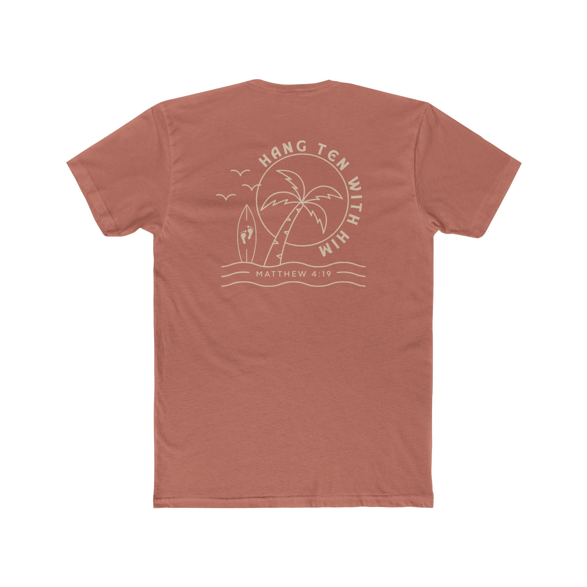 Hang Ten With Him Fitted Tee