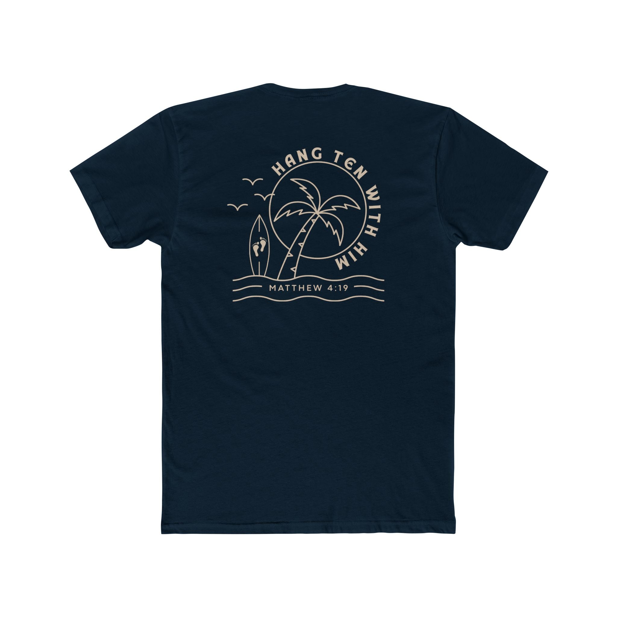 Hang Ten With Him Fitted Tee