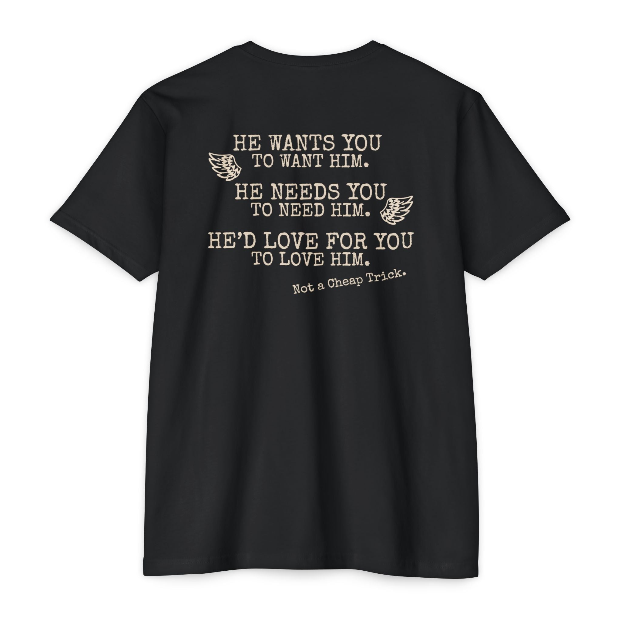 He Wants You Classic Cotton Blend Tee
