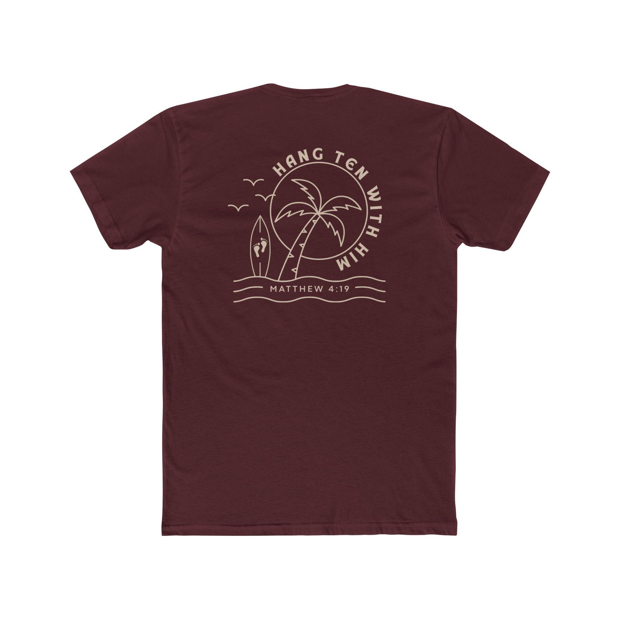 Hang Ten With Him Fitted Tee