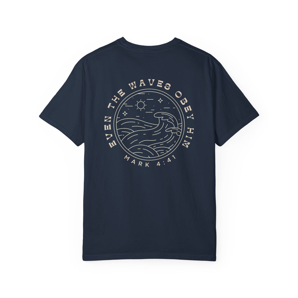 Waves Obey Him Relaxed Tee