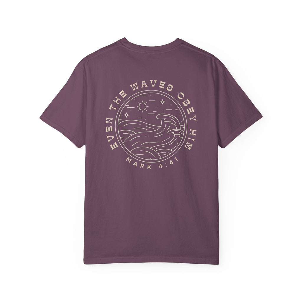 Waves Obey Him Relaxed Tee