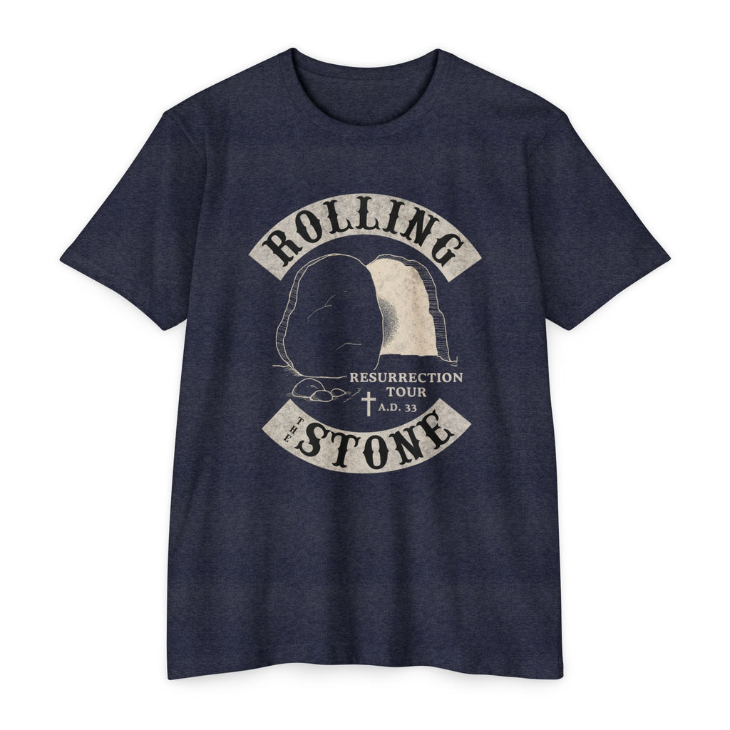 Rolling The Stone Classic Cotton Blend Tee