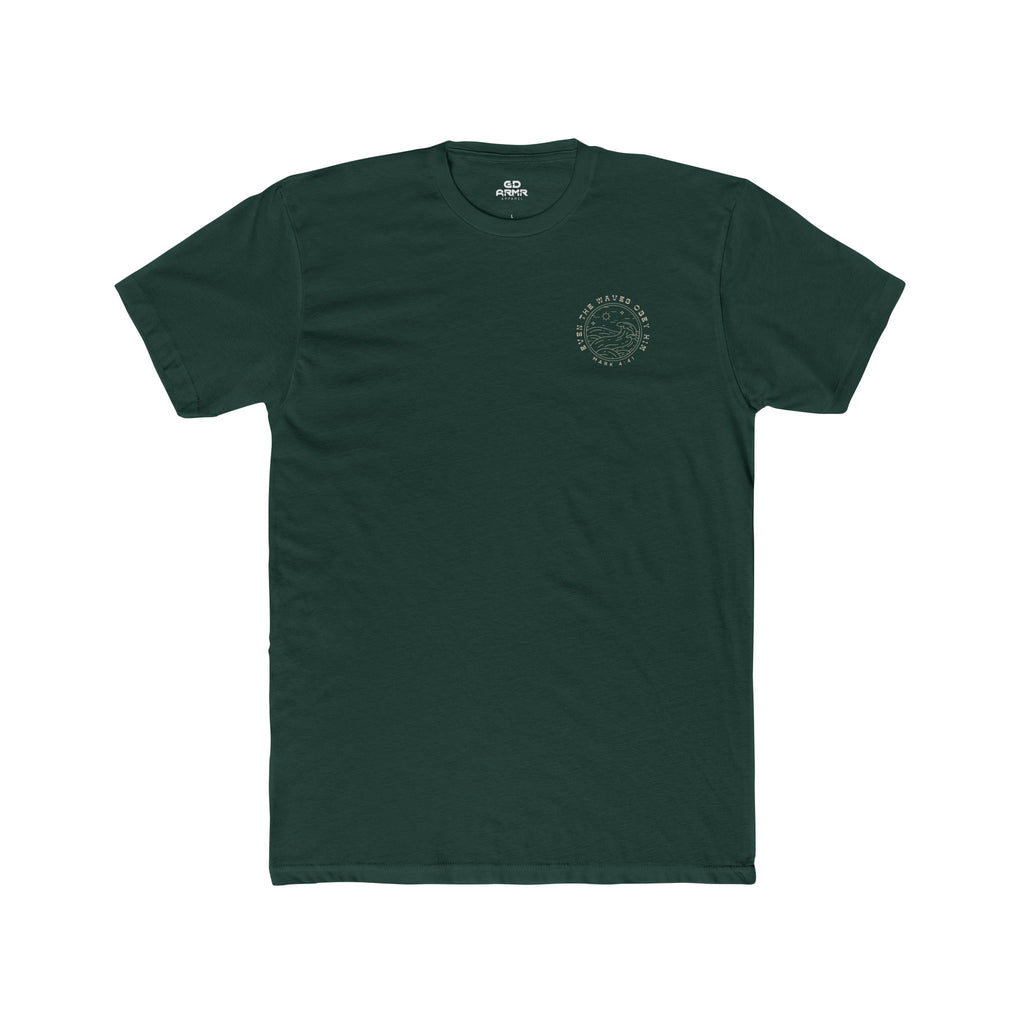 Waves Obey Him Fitted Tee
