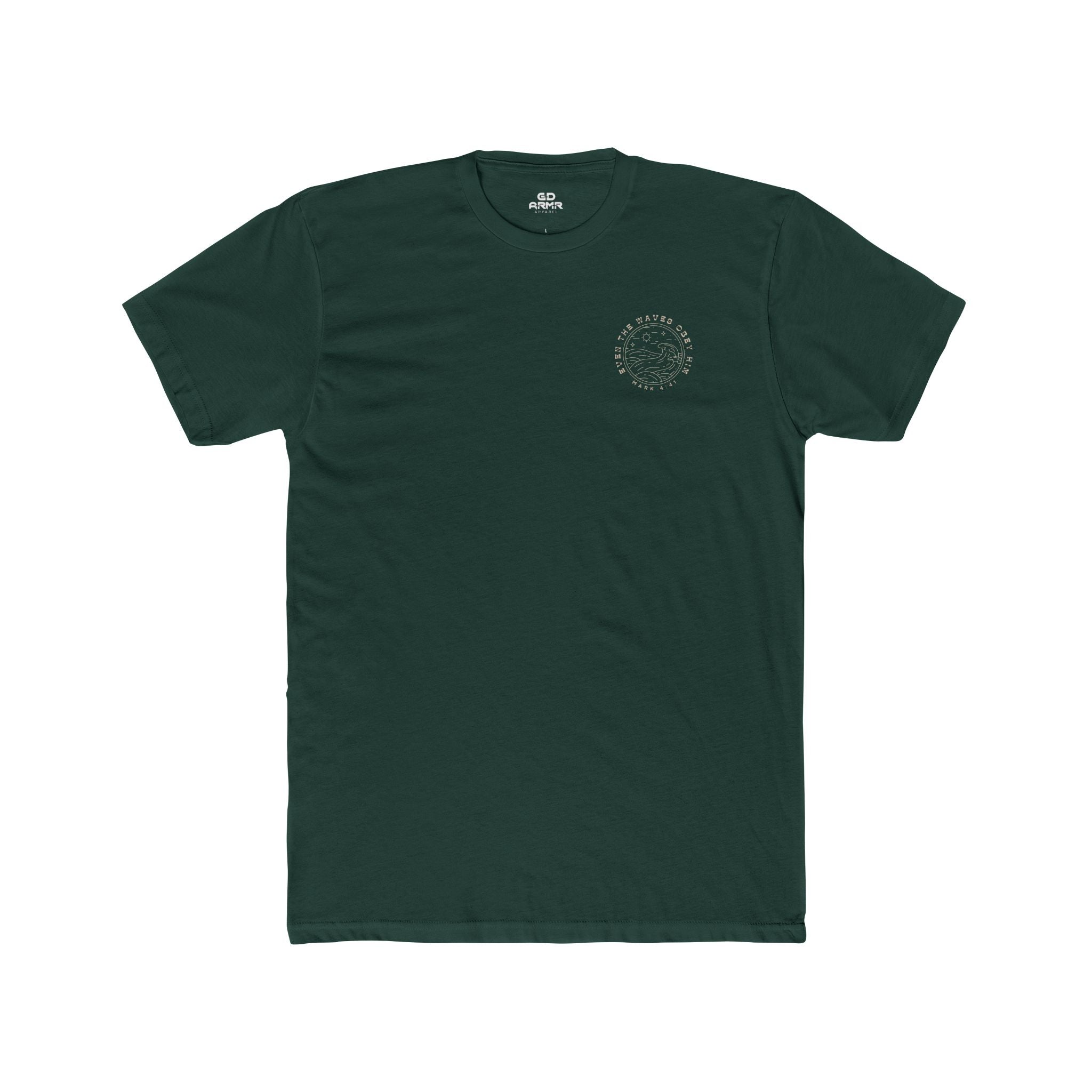 Waves Obey Him Fitted Tee