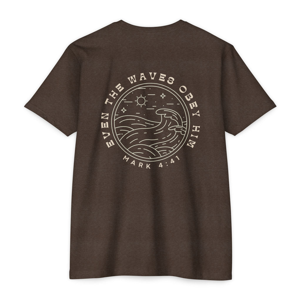 Waves Obey Him Classic Cotton Blend Tee