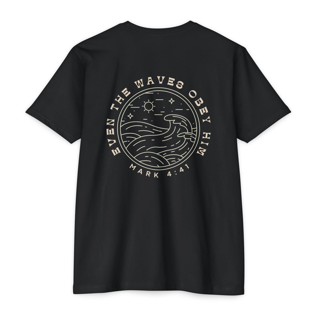 Waves Obey Him Classic Cotton Blend Tee
