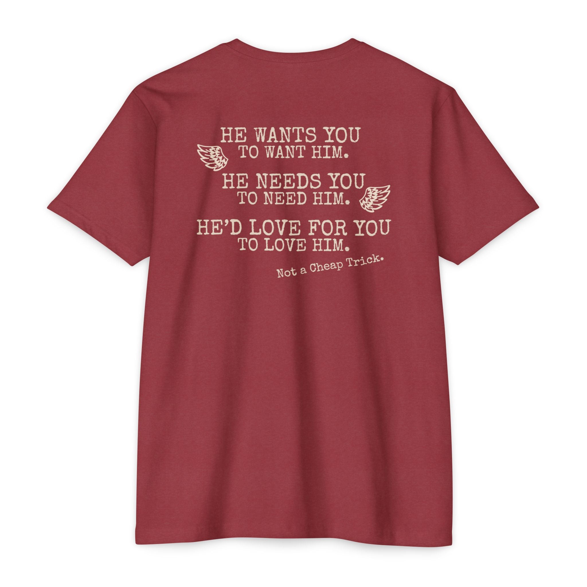 He Wants You Classic Cotton Blend Tee