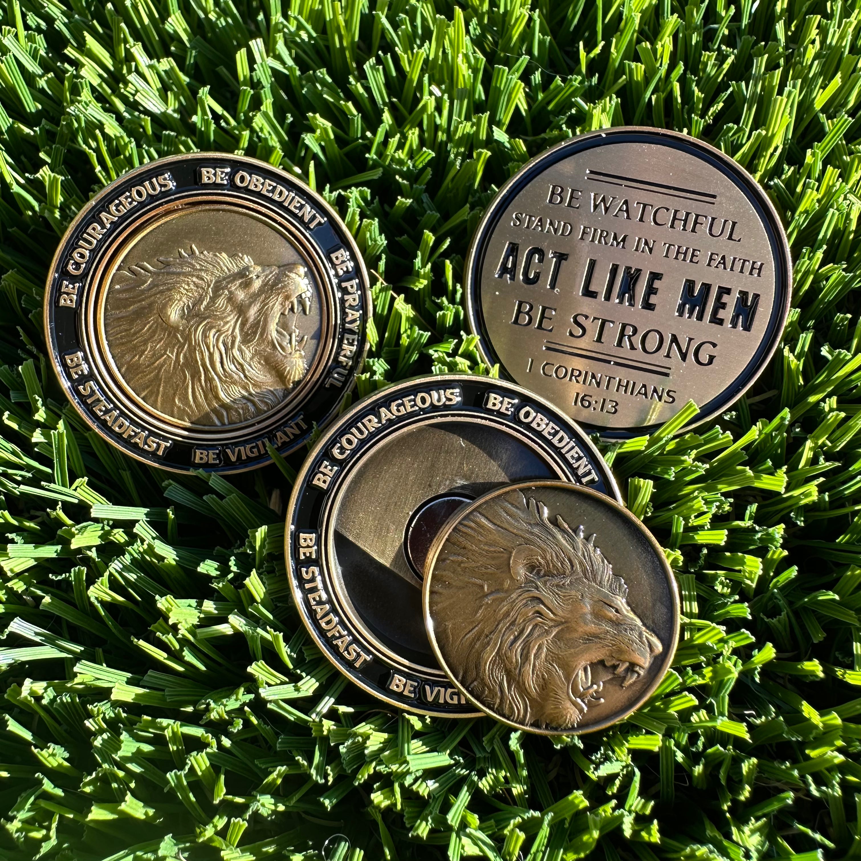 1 Corinthians 16:13 Magnetic Ball Marker